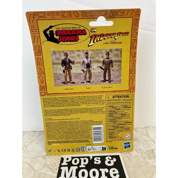 Indiana Jones Retro Collection Dr. Henry Jones Sr. Action Figure New Box Defects - Picture 2 of 14